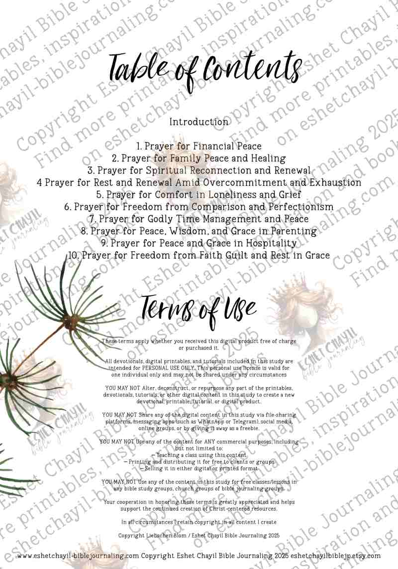 Grace over Glitter  - A Prayer eBook and Printable Journal for the Festive Season