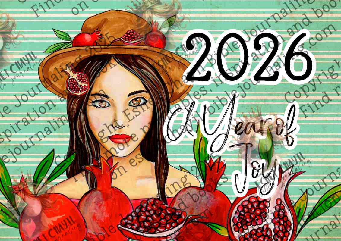 A Joyful 2026 - Printable Calendar up to A3 with Hand drawn Illustrations