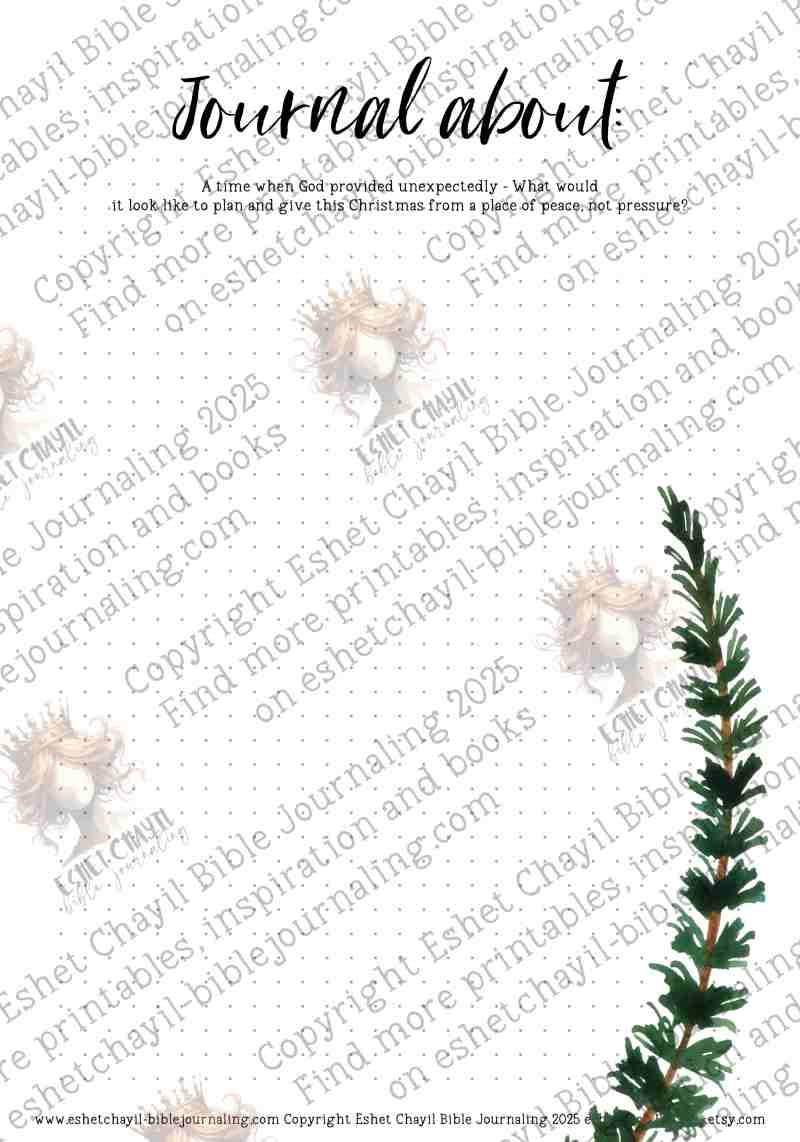 Grace over Glitter  - A Prayer eBook and Printable Journal for the Festive Season