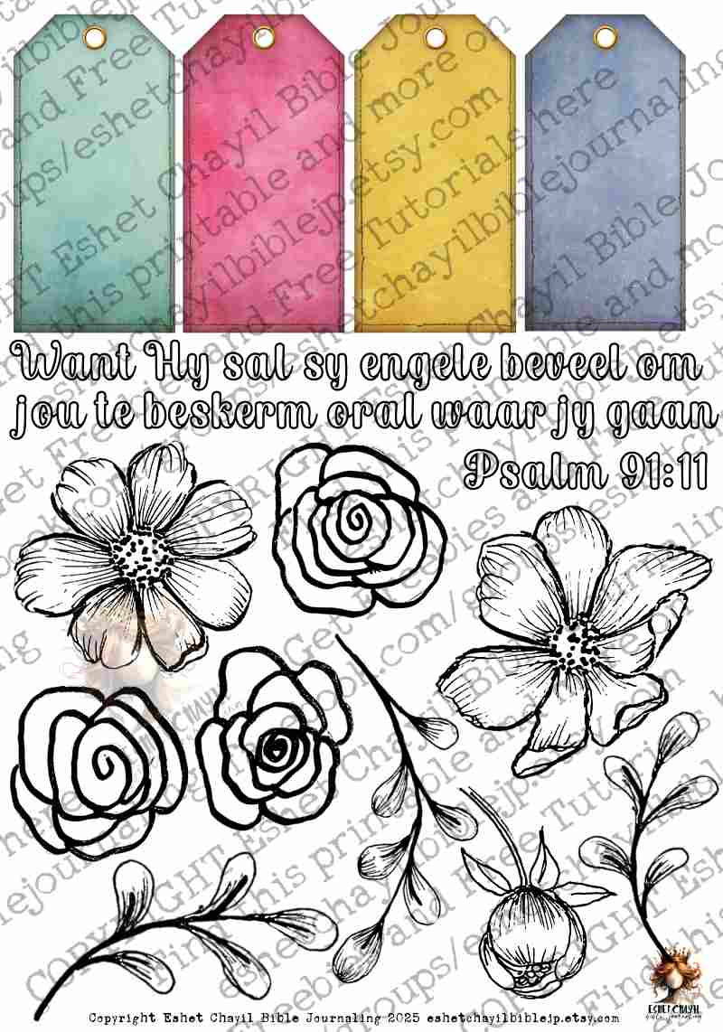 JOURNALING WITH JUANITA - BIRTHDAY CELEBRATION PRINTABLE AFRIKAANS