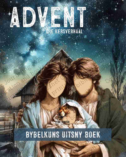 ADVENT CUTOUT AND COLLAGE BOOK (FACELESS) - AFRIKAANS