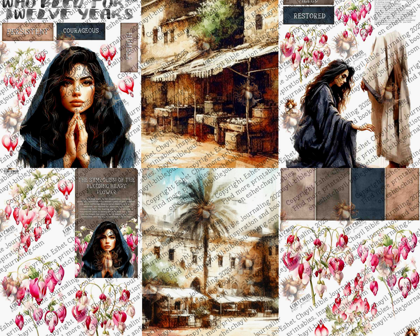 WOB PRINTABLE #38 WOMAN AT THE WELL (DETAILED FACES) - ENGLISH