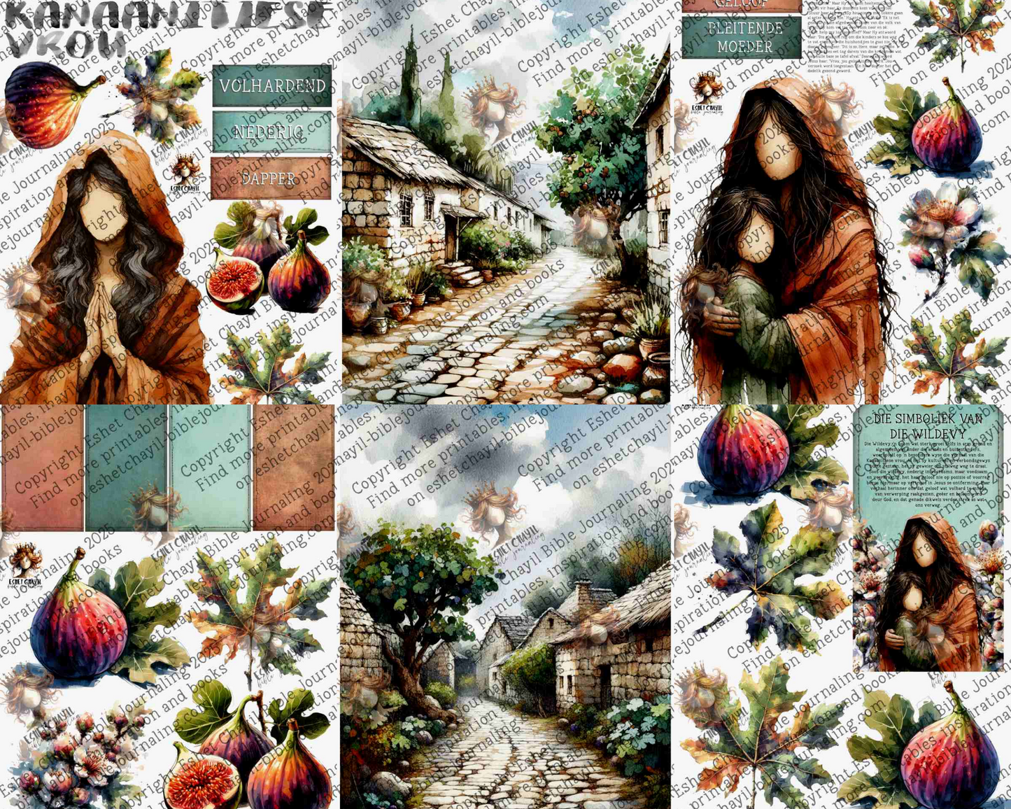 WOB PRINTABLE #44 THE CAANANITE WOMAN (FACELESS) - AFRIKAANS