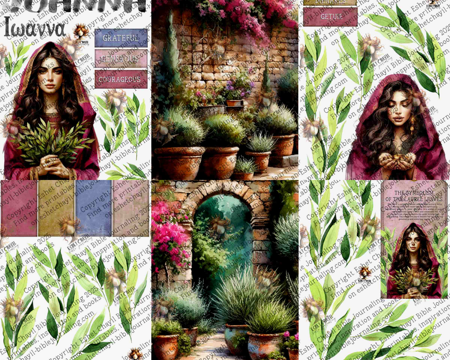 WOB PRINTABLE #P45 JOANNA (DETAILED FACES) - ENGLISH