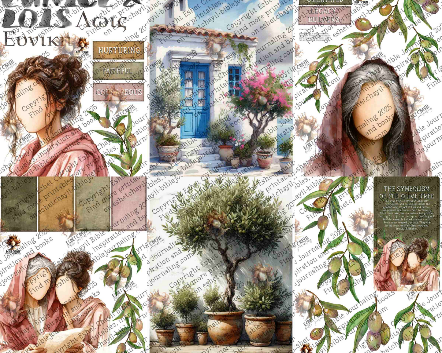 WOB PRINTABLE #P49 EUNICE AND LOIS (FACELESS) - ENGLISH