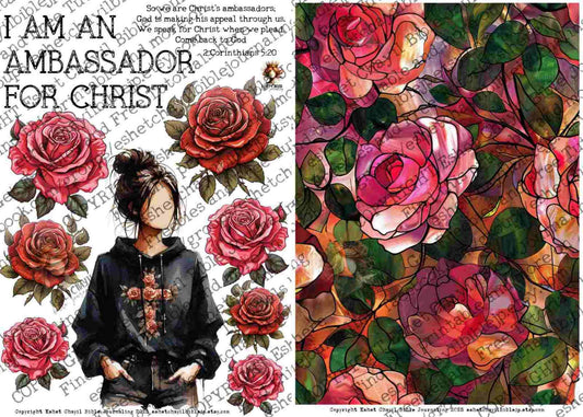 #AFFIRMATION 27 - I am an ambassador for Christ – 2 Corinthians 5:20 - Bible Journaling Printable