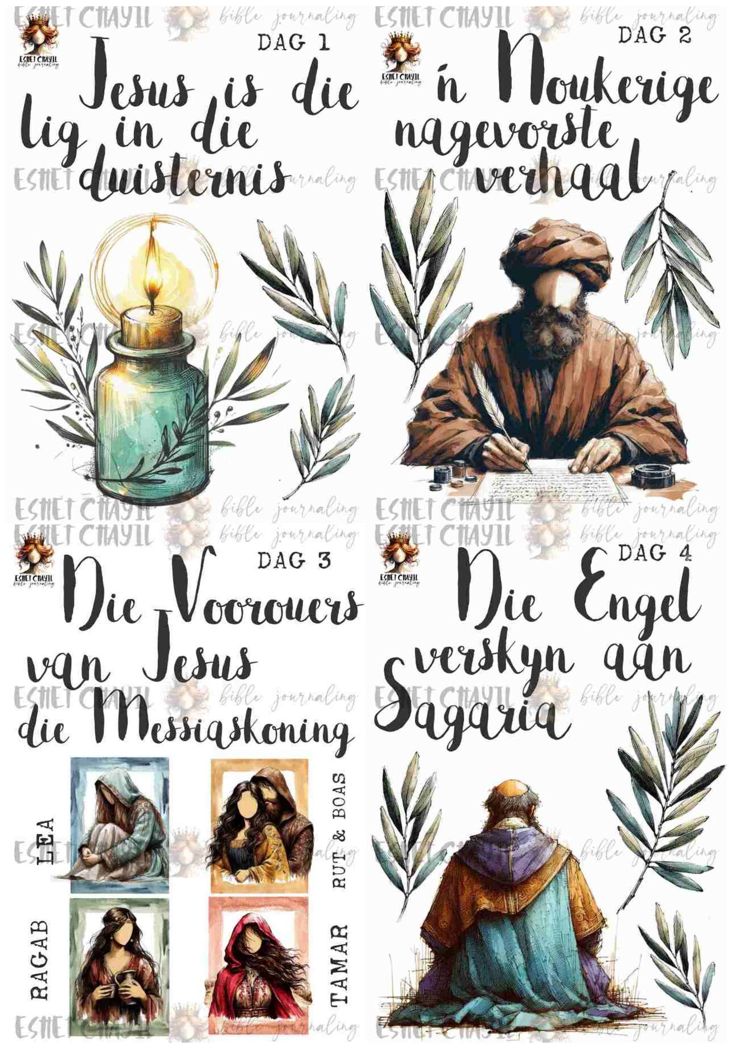 #ADVENT BUNDLE - AFRIKAANS - 24 PRINTABLES