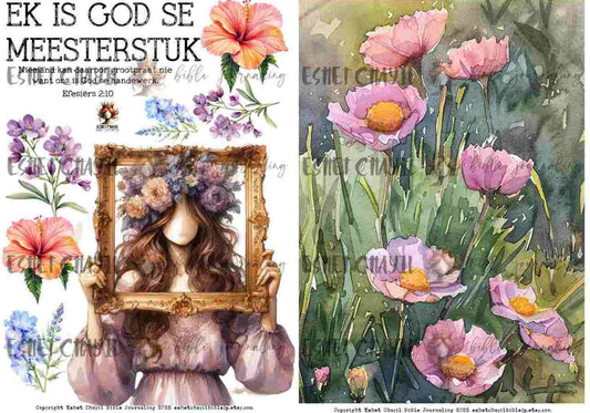 #BEVESTIGING 7 - Ek is God se meesterstuk – Efesiërs 2:10  - Bible Journaling Printable