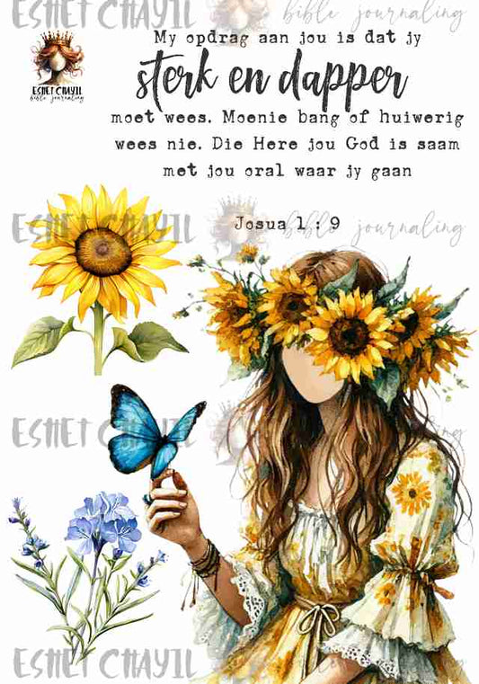 #INSPIRING BIBLE VERSES FOR 2025 - JOSUA 1 : 9 AFRIKAANS