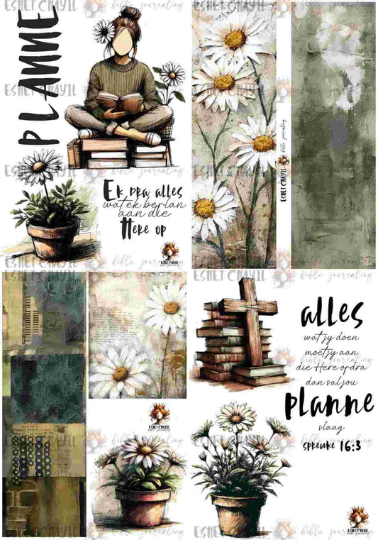 #BIBLE JOURNALING - COMMIT AFRIKAANS PRINTED JOURNALING KIT