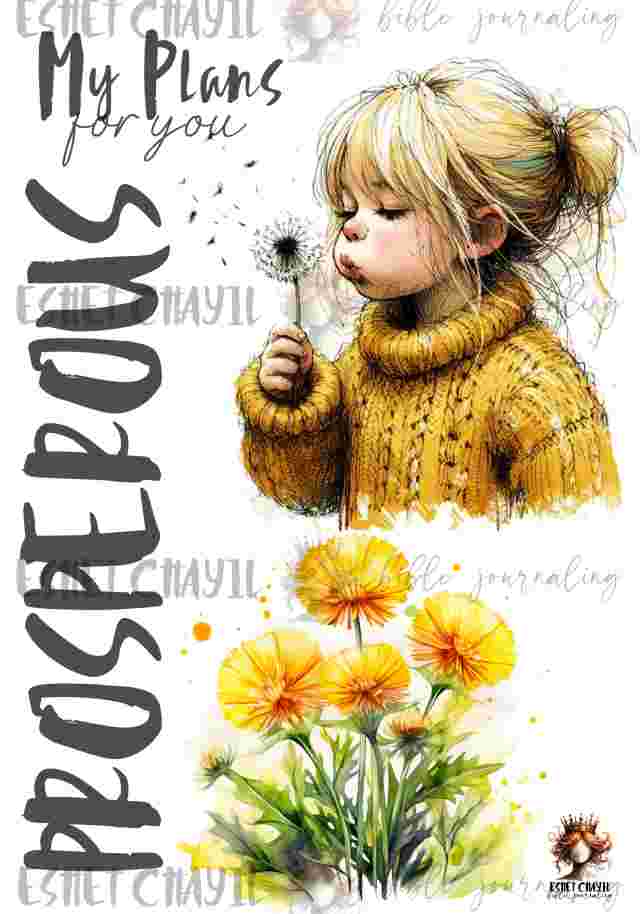 #BIBLE JOURNALING PRINTABLE - PROSPER ENGLISH