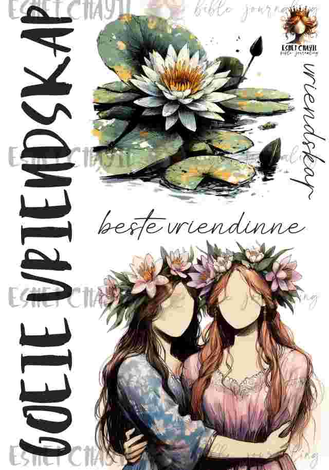 #BIBLE JOURNALING PRINTABLE - SWEET FRIEND AFRIKAANS