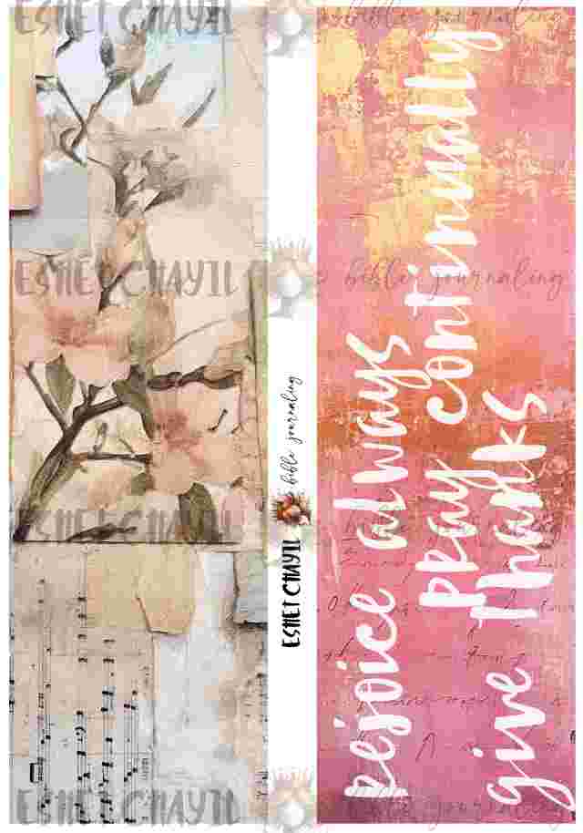 #BIBLE JOURNALING PRINTABLE - GRATITUDE ENGLISH