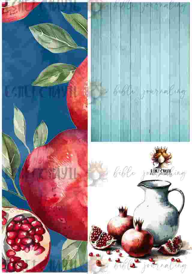 #BIBLE JOURNALING PRINTABLE - RUBIES ENGLISH