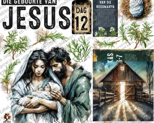 ADVENT #12 (DETAILED FACES) - AFRIKAANS