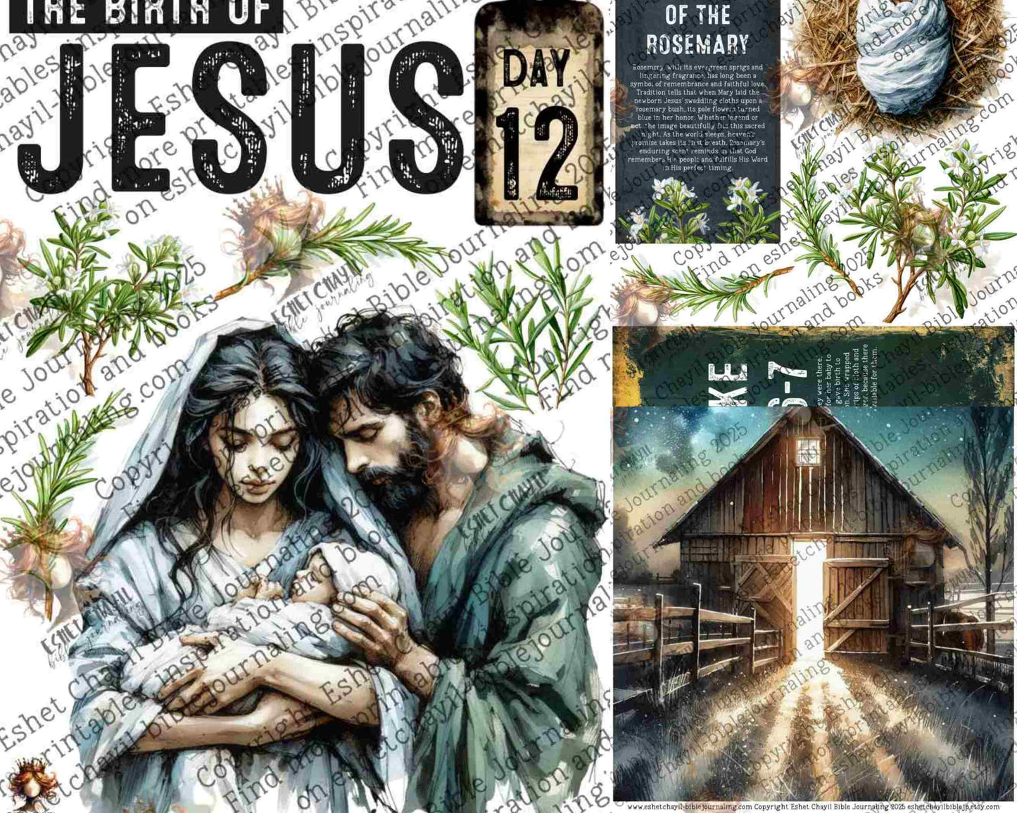 ADVENT #12 (DETAILED FACES) - ENGLISH