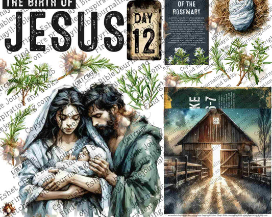 ADVENT #12 (DETAILED FACES) - ENGLISH