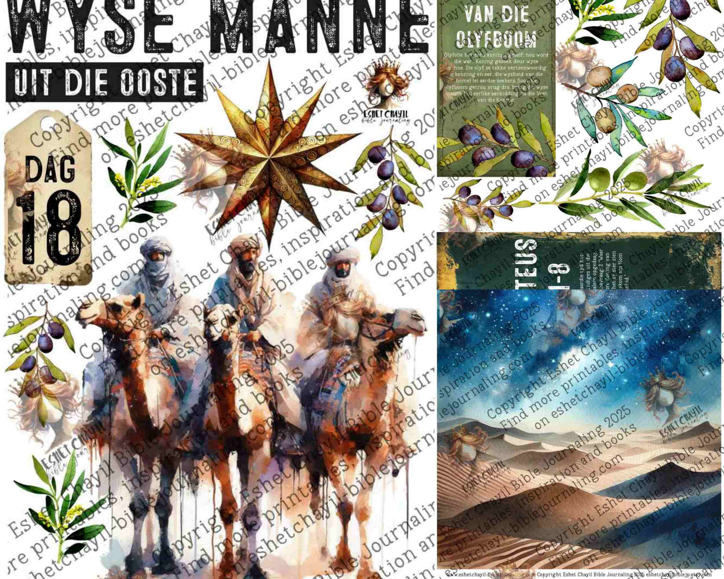 ADVENT #18 (DETAILED FACES) - AFRIKAANS