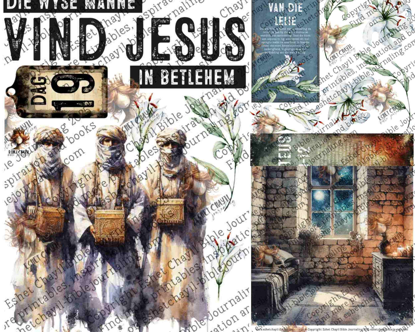 ADVENT #19 (DETAILED FACES) - AFRIKAANS