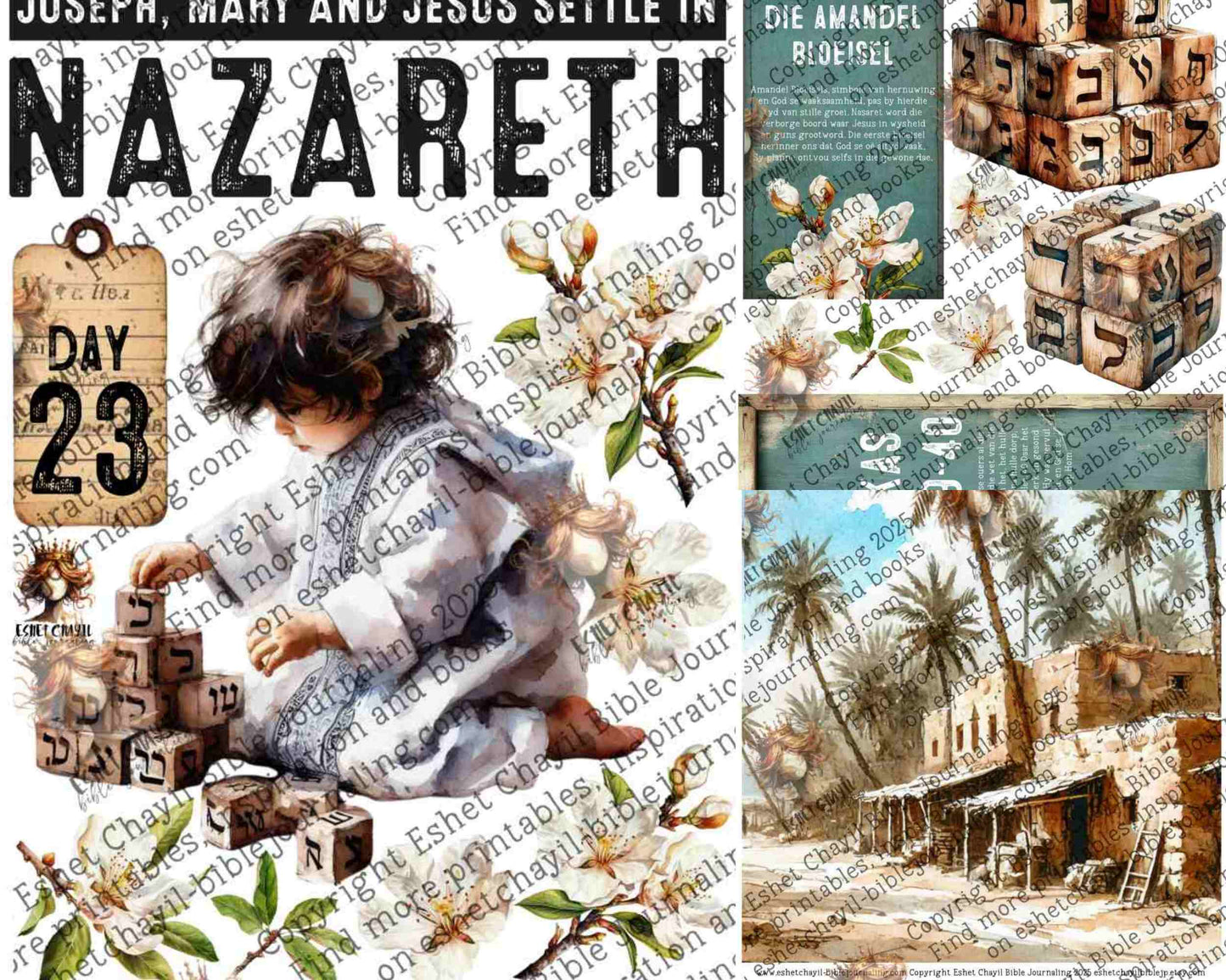 ADVENT #23 (DETAILED FACES) - ENGLISH