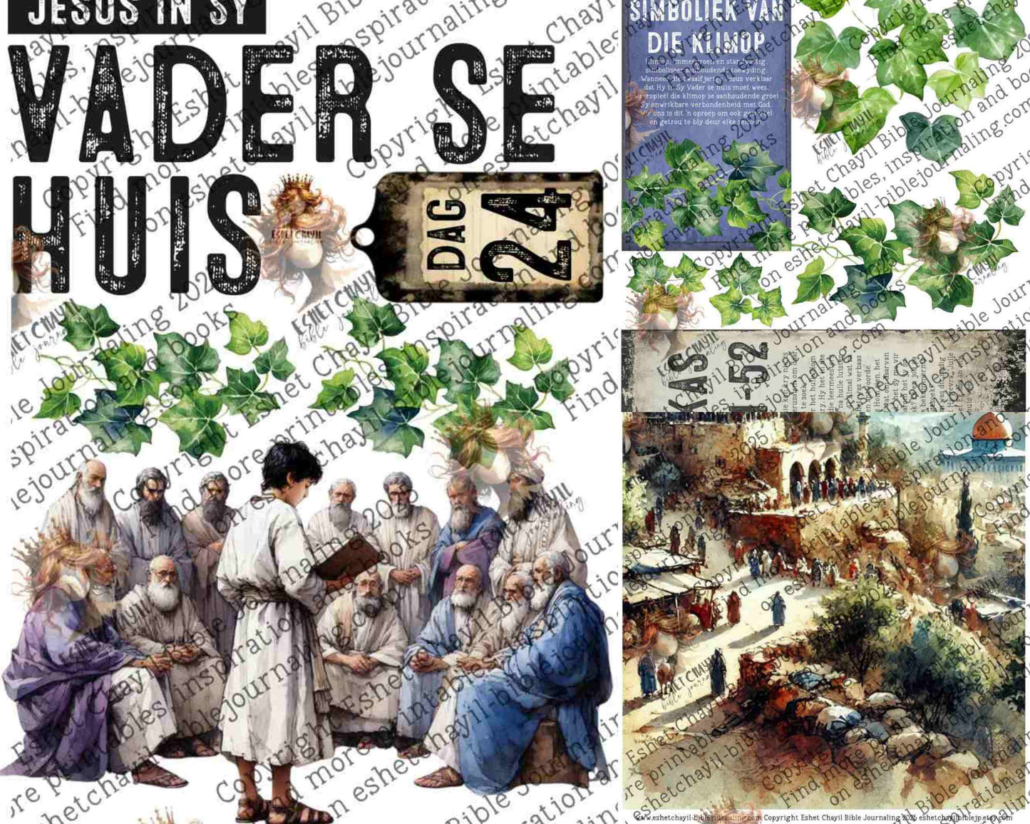 ADVENT #24 (DETAILED FACES) - AFRIKAANS