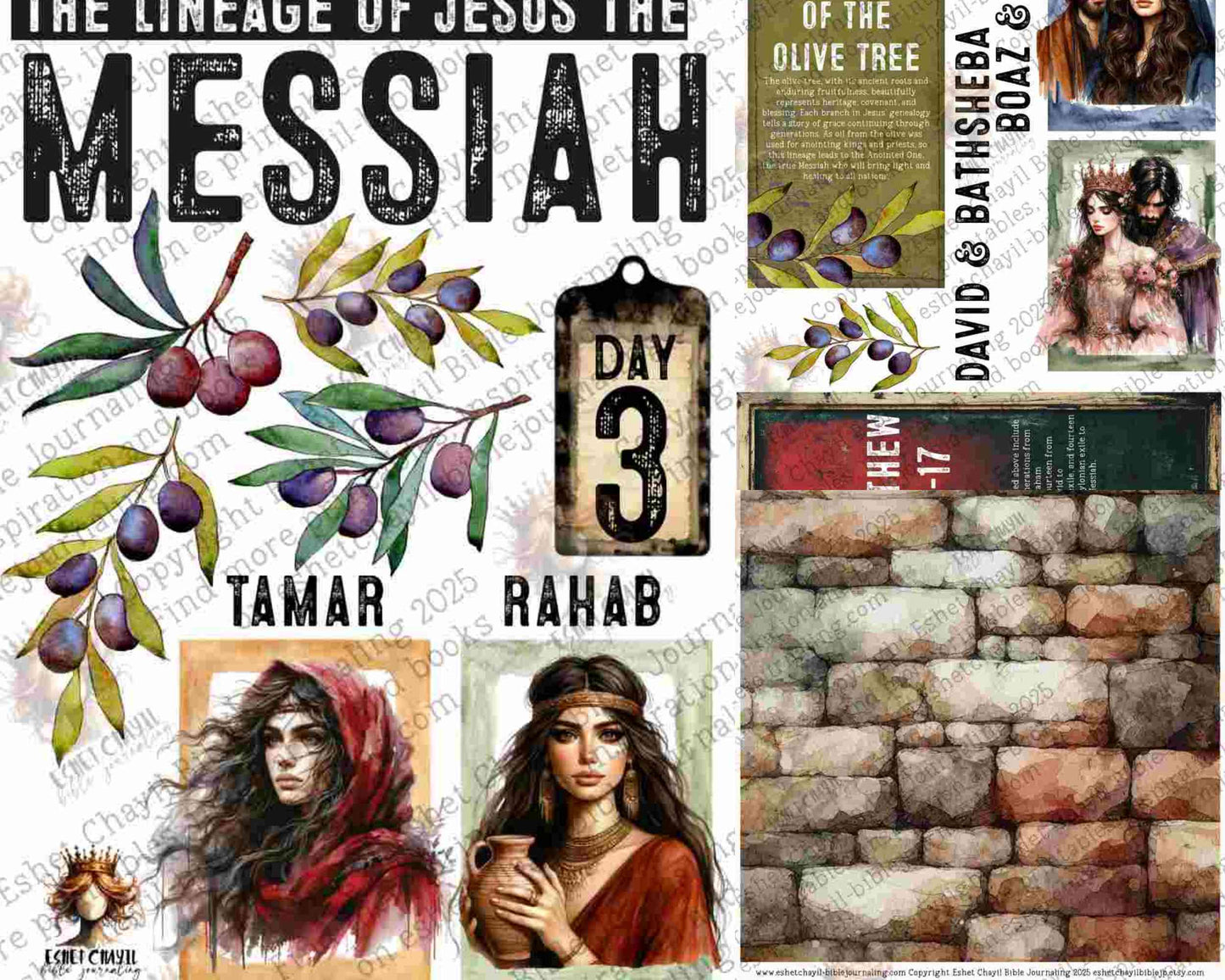 ADVENT #3 (DETAILED FACES) - ENGLISH