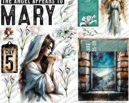 ADVENT #5 (DETAILED FACES) - ENGLISH