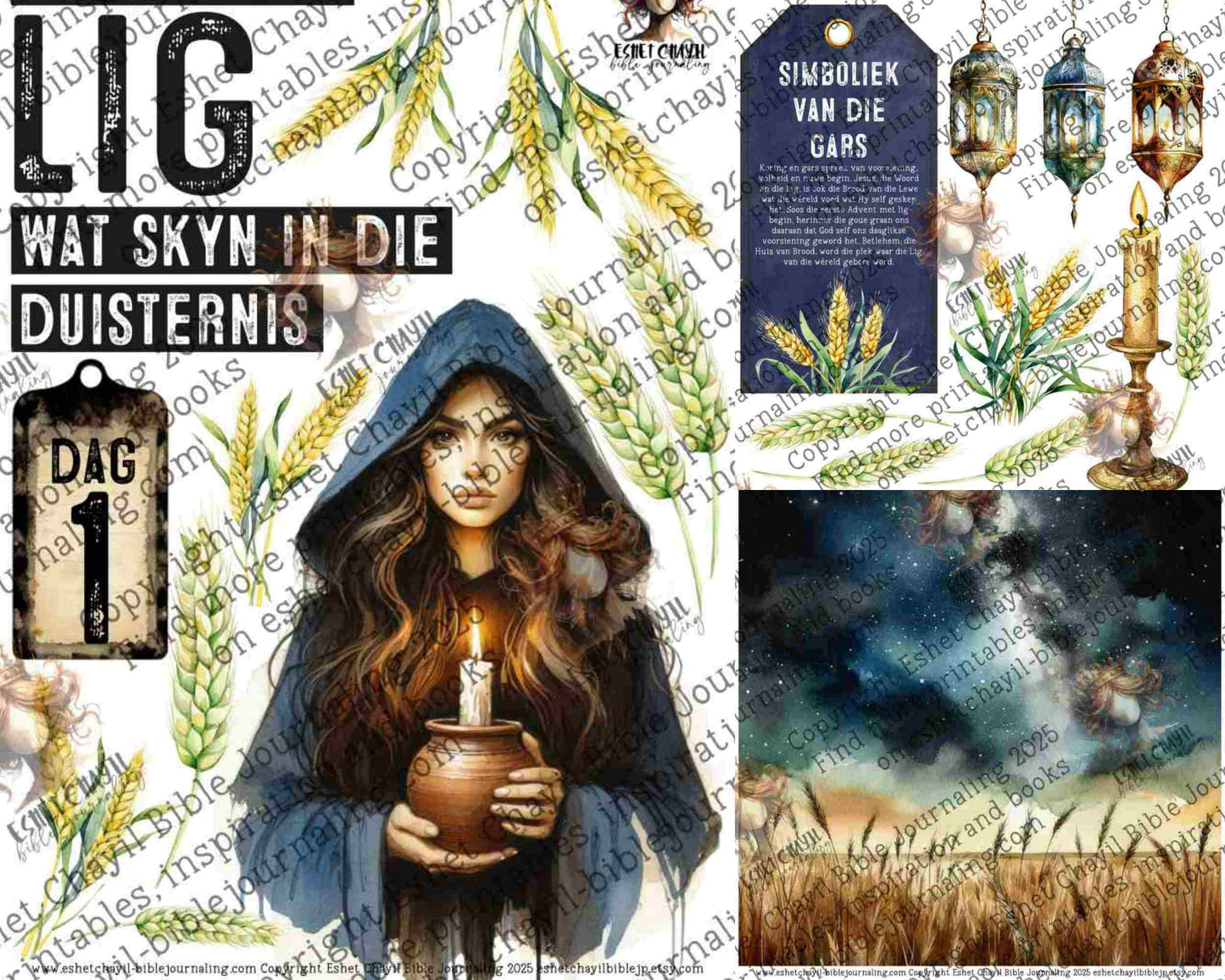 ADVENT COMPLETE DIGITAL BUNDLE (DETAILED FACES) - AFRIKAANS