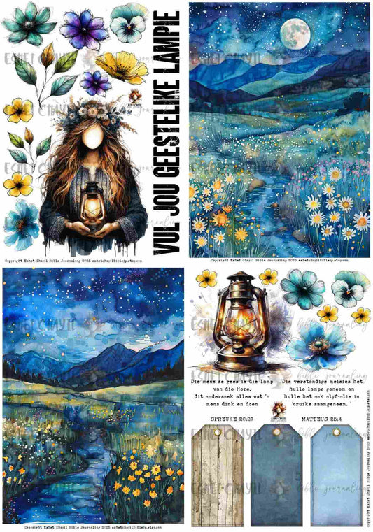 #MY FAVORITE BIBLE VERSES -  GEESTELIKE LAMPIE - Printable and Devotional