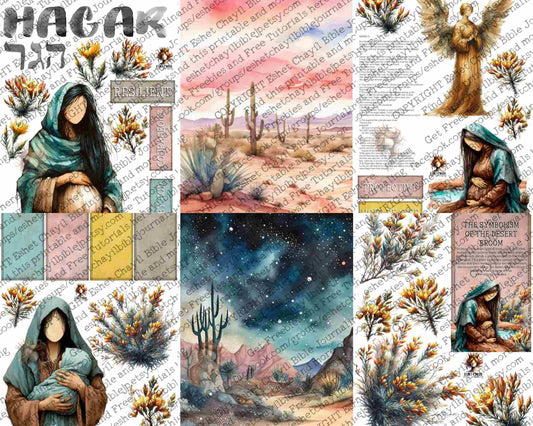 WOB PRINTABLE HAGAR (FACELESS) - ENGLISH