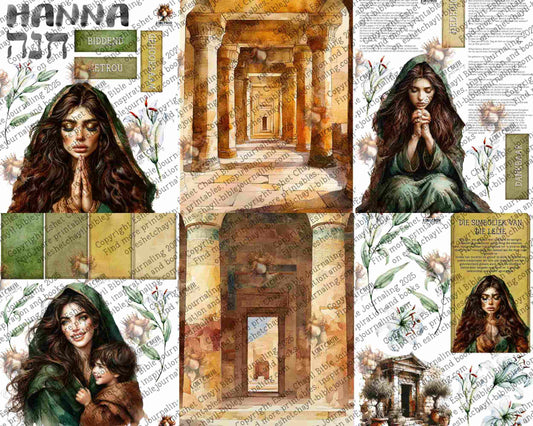 WOB PRINTABLE HANNA (DETAILED FACES) - AFRIKAANS