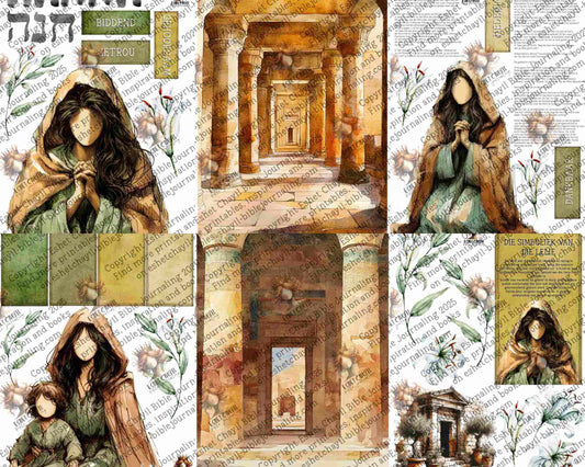 WOB PRINTABLE HANNA (FACELESS) - AFRIKAANS