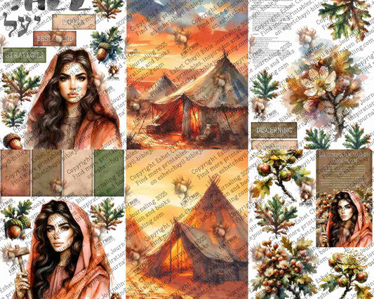 WOB PRINTABLE JAEL (DETAILED FACES) - AFRIKAANS