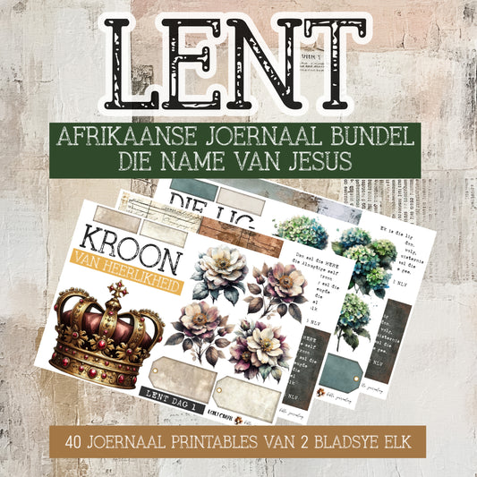 #LENT - THE NAMES OF JESUS - AFRIKAANS - VOLLEDIGE BUNDEL