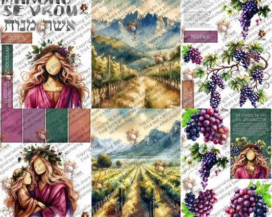 WOB PRINTABLE MANOAG SE VROU (FACELESS) - AFRIKAANS