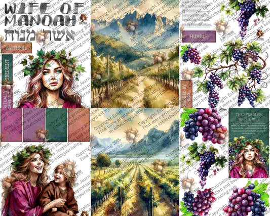 WOB PRINTABLE MANOAH'S WIFE (DETAILED FACES) - ENGLISH