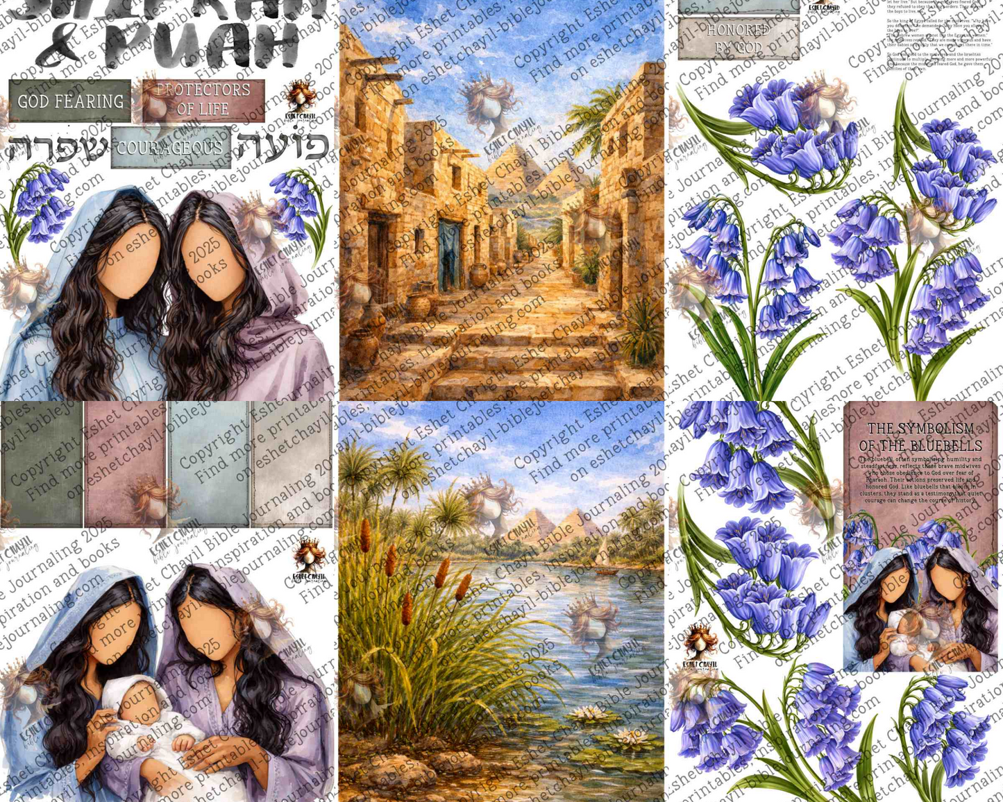 WOB PRINTABLE #N19 SHIPRAH AND PUAH (FACELESS) - ENGLISH