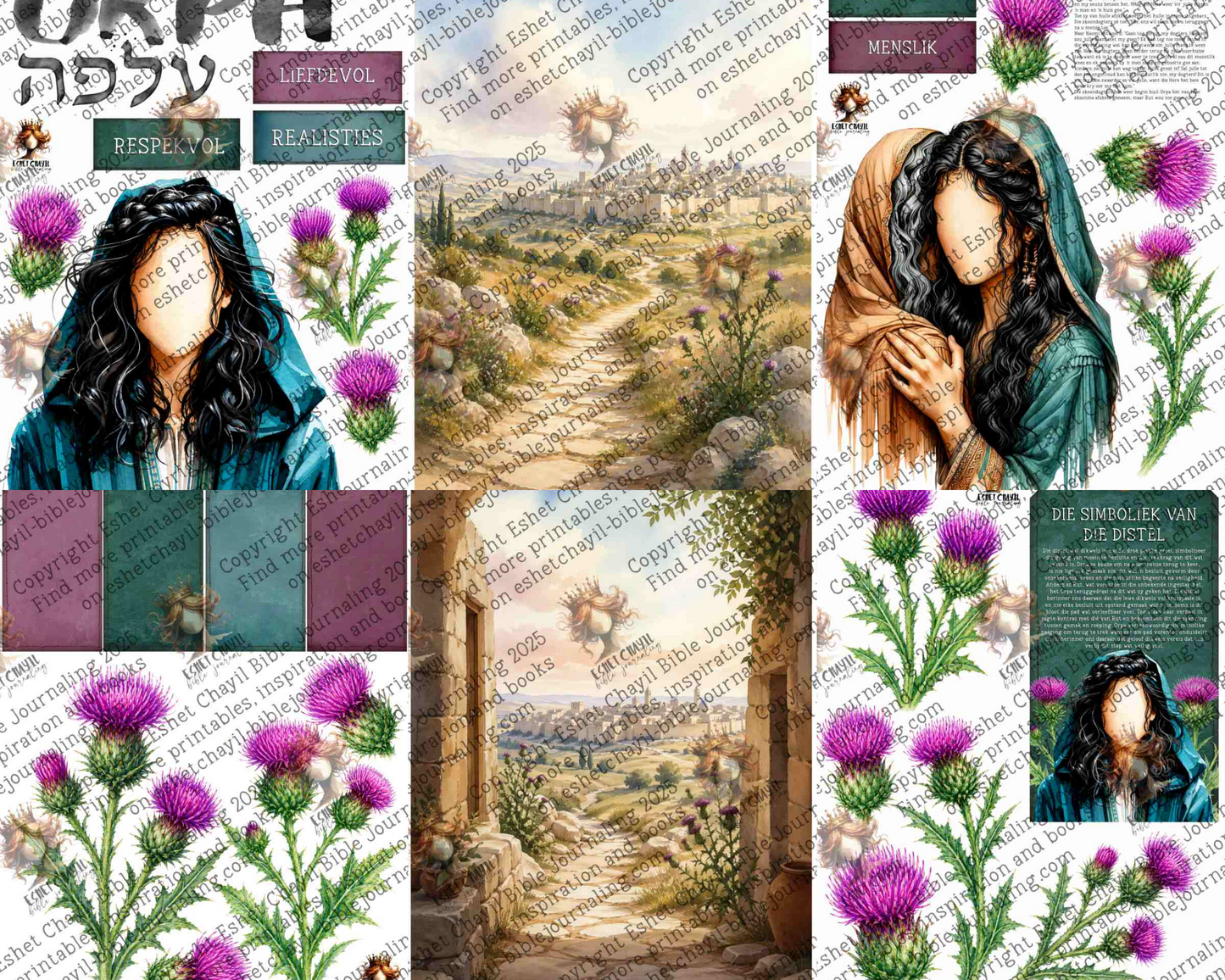WOB PRINTABLE #N36 ORPA (FACELESS) - AFRIKAANS
