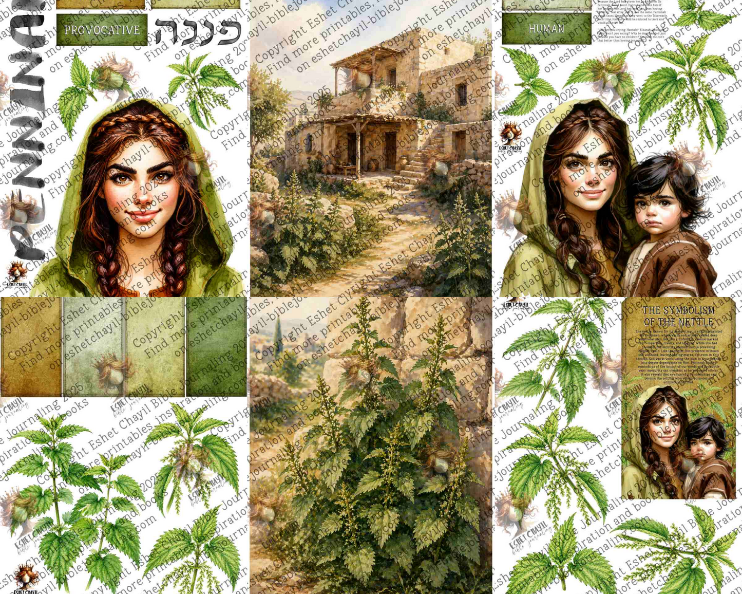 WOB PRINTABLE #N38 PENNINAH (DETAILED FACES) - ENGLISH
