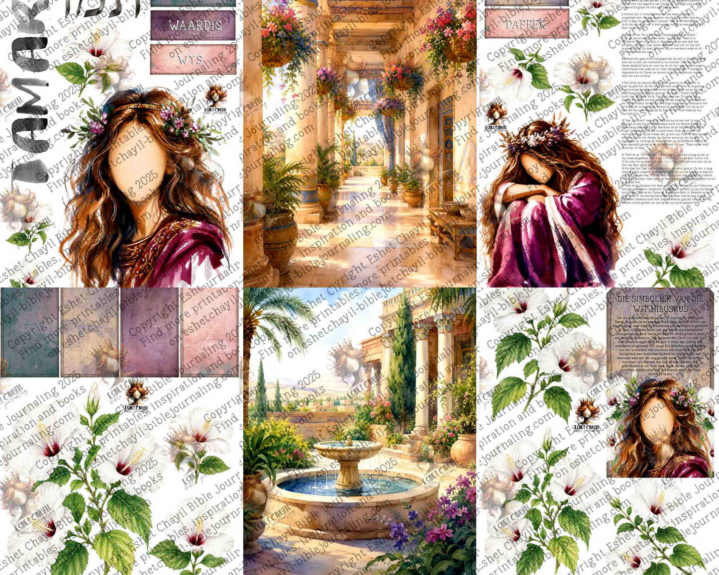WOB PRINTABLE #N42 TAMAR DOD (FACELESS) - AFRIKAANS