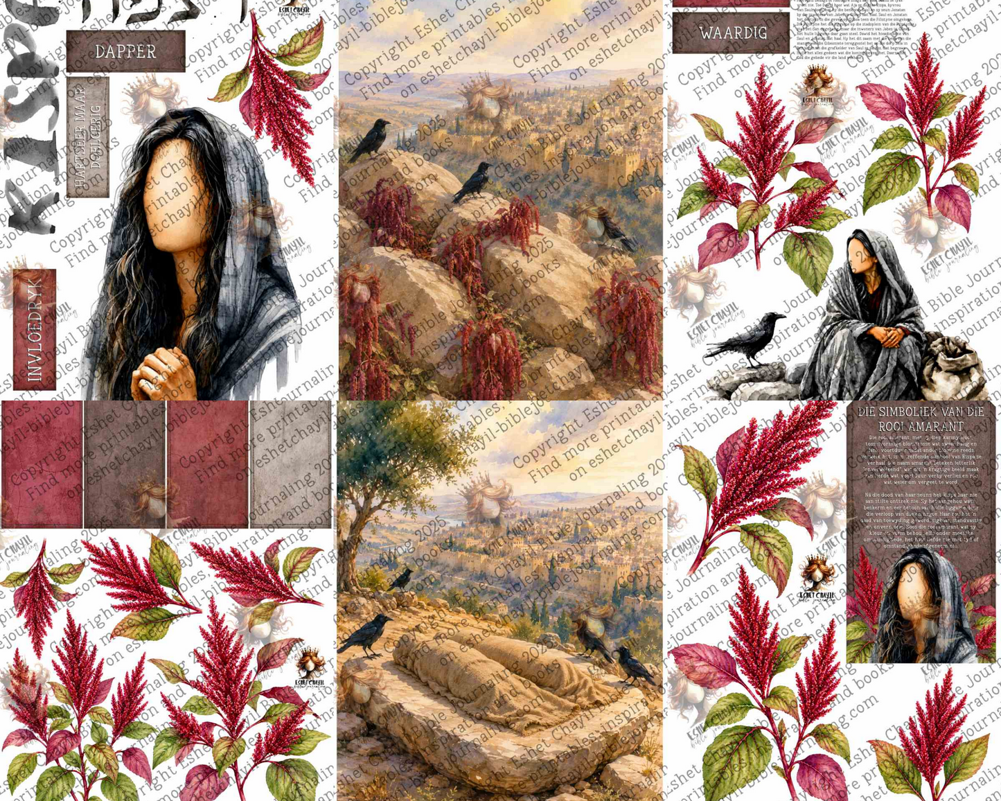 WOB PRINTABLE #N43 RISPA (FACELESS) - AFRIKAANS