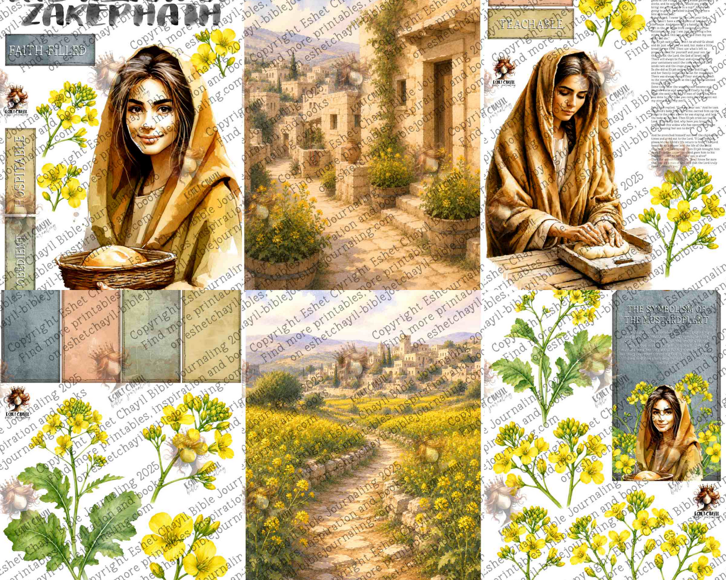 WOB PRINTABLE #N47 WIDOW OF ZAREPHATH (DETAILED FACES) - ENGLISH