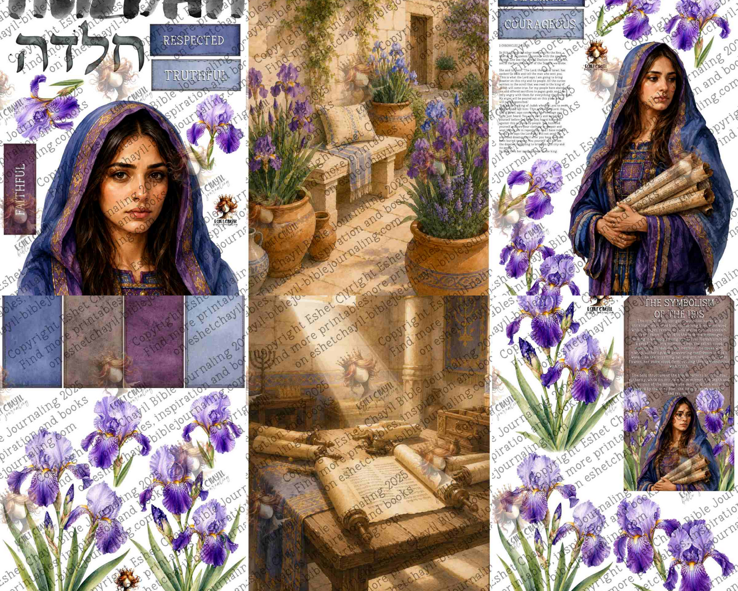 WOB PRINTABLE #N51 HULDAH (DETAILED FACES) - ENGLISH