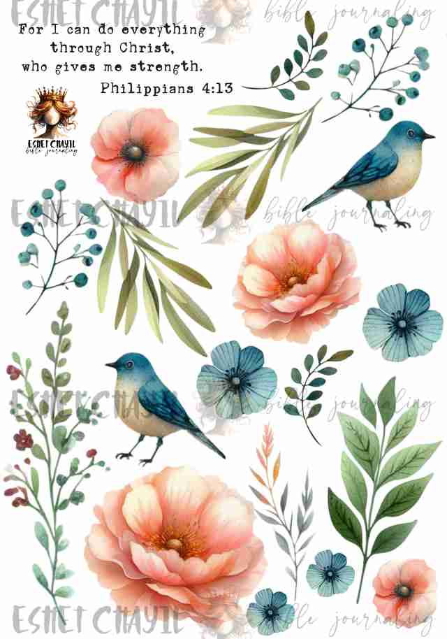 #GOD SAYS I AM BIBLE JOURNALING PRINTABLE - I CAN DO ALL THINGS