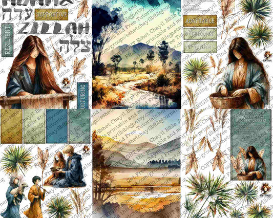 WOB PRINTABLE ADAH & ZILLAH (FACELESS) - ENGLISH