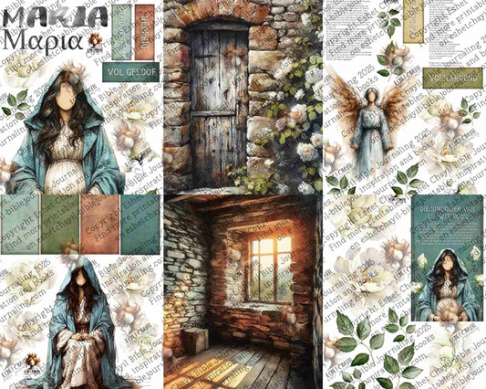 WOB PRINTABLE #34 MARIA (FACELESS) - AFRIKAANS