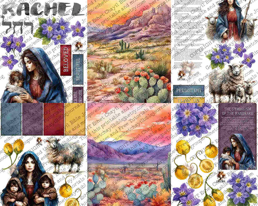 WOB PRINTABLE RACHEL (DETAILED FACES) - ENGLISH