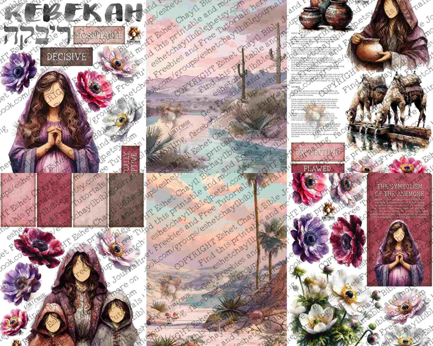 WOB PRINTABLE REBEKAH (FACELESS) - ENGLISH