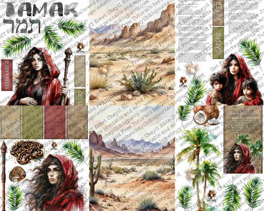 WOB PRINTABLE TAMAR (DETAILED FACES) - AFRIKAANS