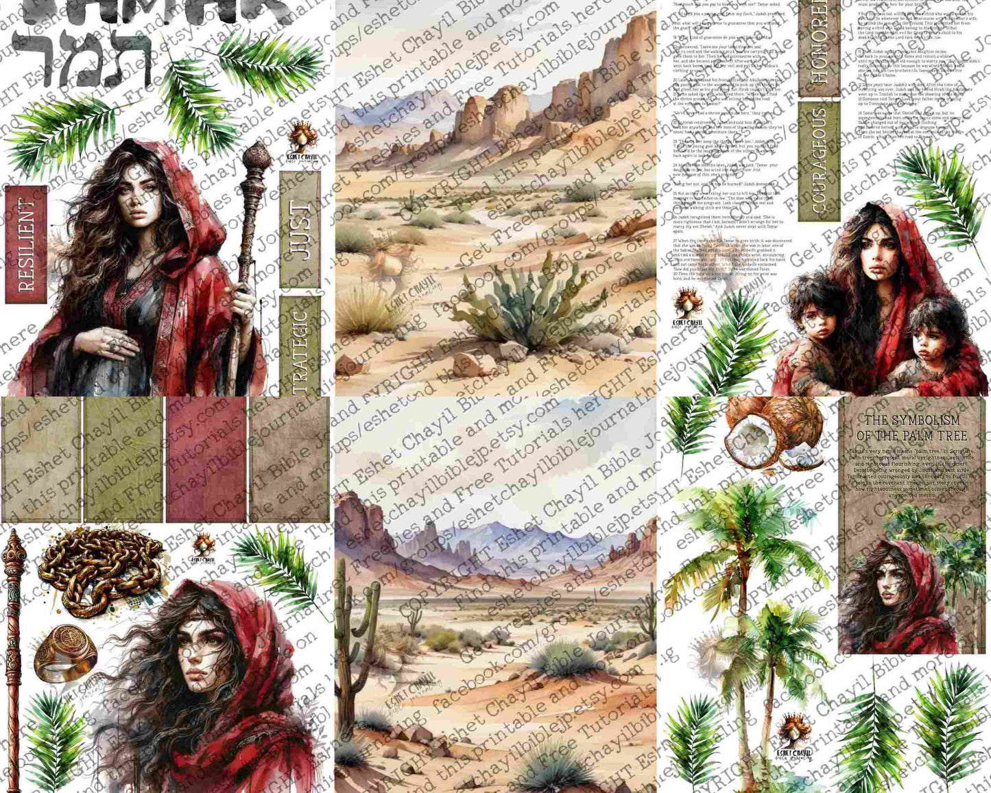 WOB PRINTABLE TAMAR (DETAILED FACES) - ENGLISH